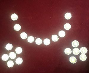 Patches Neck fancy stone jarkan Decorate