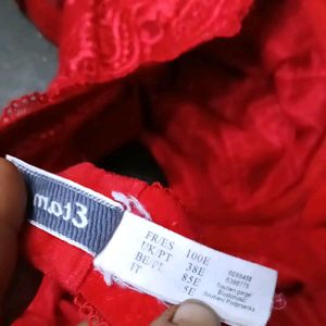 Red Lace Bra
