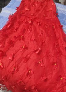 Red gown