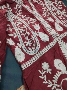 Embroidered Kurta Set with Dupatta