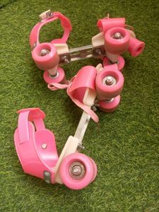 Retro Pink Roller Skates -girls