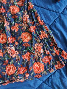 Chic Floral Print Long Sleeve Blouse