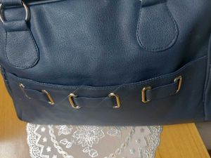 Vintage Blue Shoulder Bag