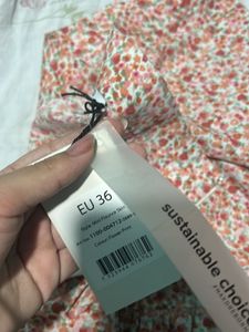 Floral Print Ruffled Skirt