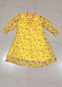 Floral Yellow Dress