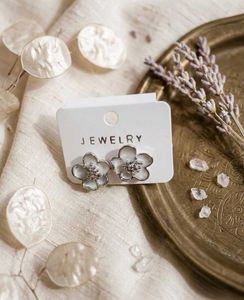 Elegant Flower Dangle Earrings