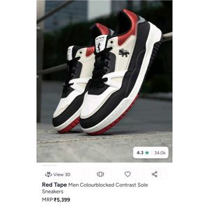 Red Tape Colorblocked Sneakers