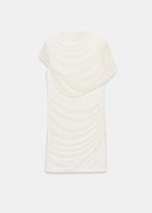 Zara Short Dress With Matching High Neck Cape
