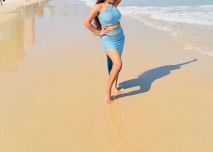 Sky Blue Matching Set - Beach Ready