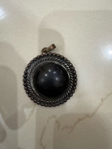 Vintage Black Stone Pendant