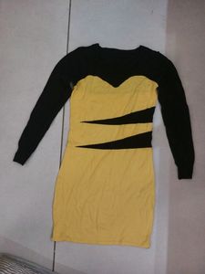 Woolen Bodycon Dress