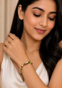 Elegant Crystal Beaded Bracelet