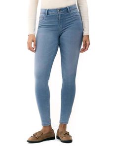 Light blue high waist Skinny Jeans