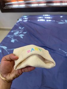 Cute Baby Beanie with Colorful Embroidery