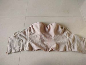 Beige Strapless Corset
