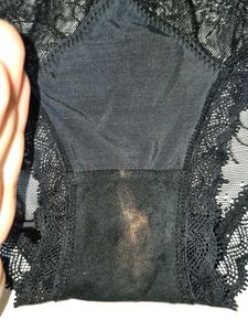 Elegant Black Lace Briefs