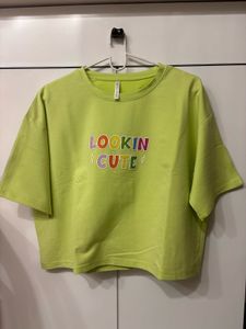 Lime Green "Lookin Cute" Graphic Tee