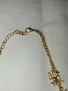Gold Tone Statement Necklace