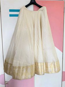 Pink &amp; Silver Leaf Embroidered Indian Dress