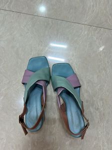 Chic Multi-Color Slingback Sandals