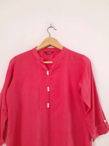 Pink Casual Top (Women's)