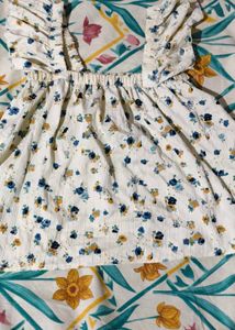 Savana Ruffle Tank Top - Blue