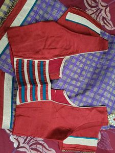 Kota Saree With Patch Work
