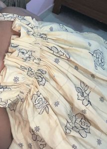 Cute Yellow Floral Baby Dress
