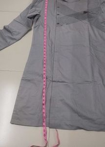 Men's Grey Kurta