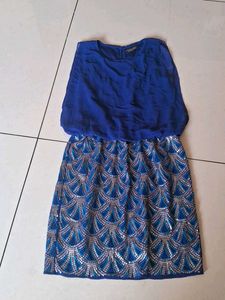 Sparkling Blue Party Dress