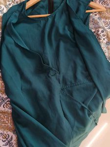 Elegant Teal Sleeveless Jumpsuit