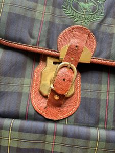 Vintage Classic Plaid Bag slight imperfection