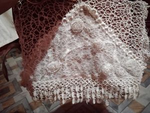 Elegant White Lace Shoulder Bag