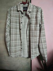 unisex Checked Long Sleeve Shirt