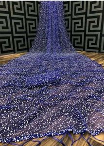Stunning Blue Sequin Saree