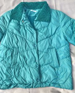 Teal Puffer Jacket