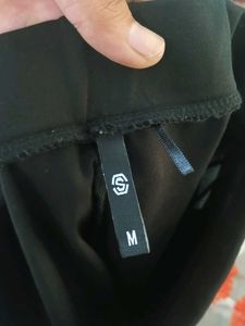 Black High-Waisted bootcut Pants