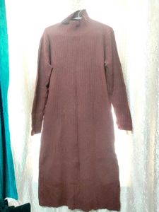 Winter High Neck Knit Dress
