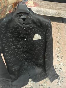 Men's Black Bandhgala Jacket