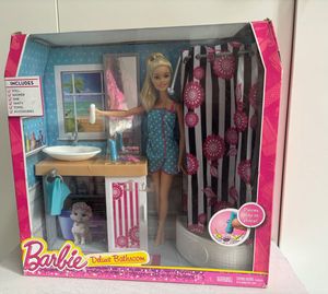 Barbie Deluxe Bathroom Playset