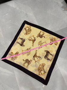 Safari Animal Print Silk Scarf
