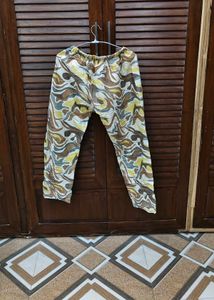 Abstract Print Tunic Top