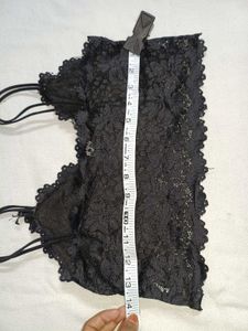 Lace Bralette - Black