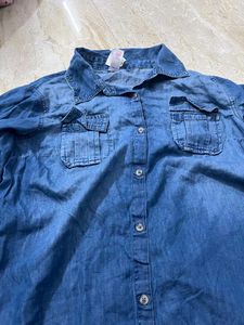 Denim Shirt Dress