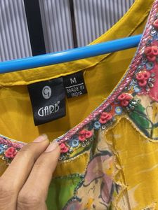 Floral Yellow Maxi Dress