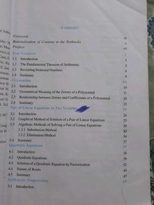 Mathematics Textbook for Class X