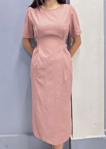 Pink Midi Dress