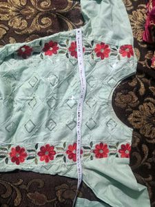 A Beautiful Co-ord Set With Embroidery