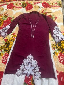 Kurta Set with White Palazzo