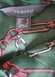 Stylish Green Chain Print Shirt